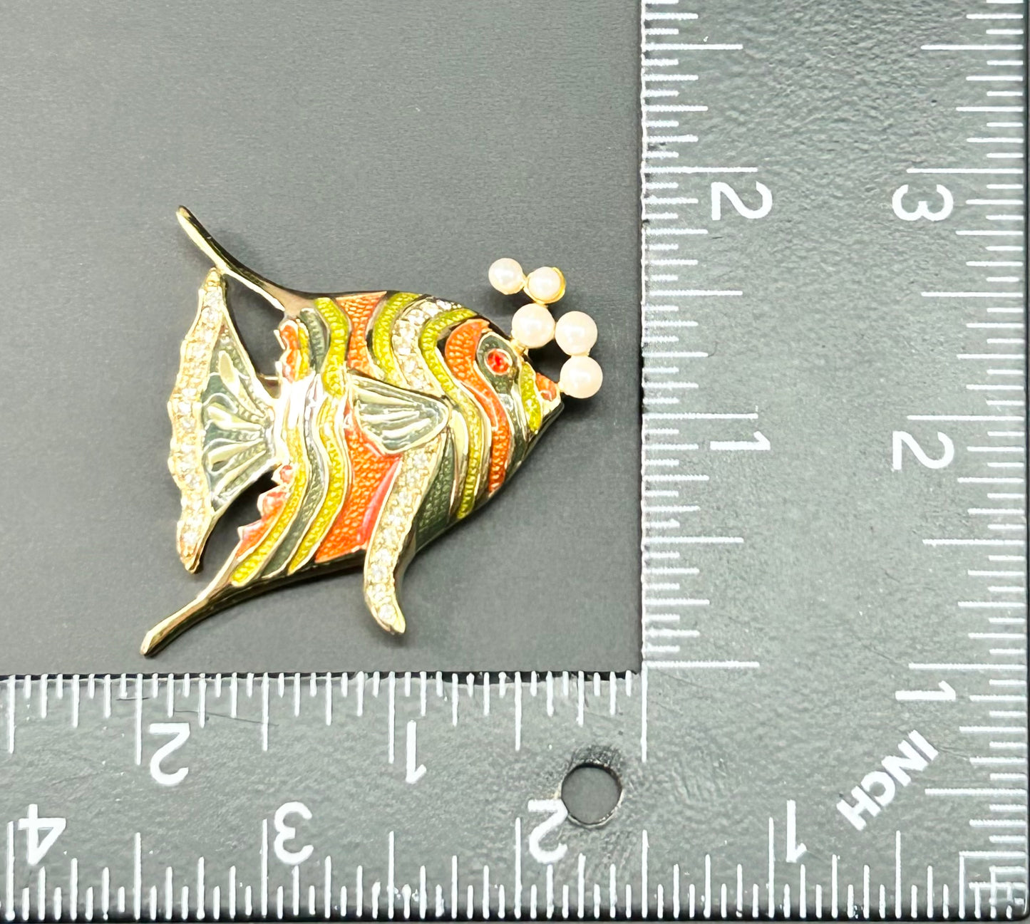 Bob Mackie Fish Brooch