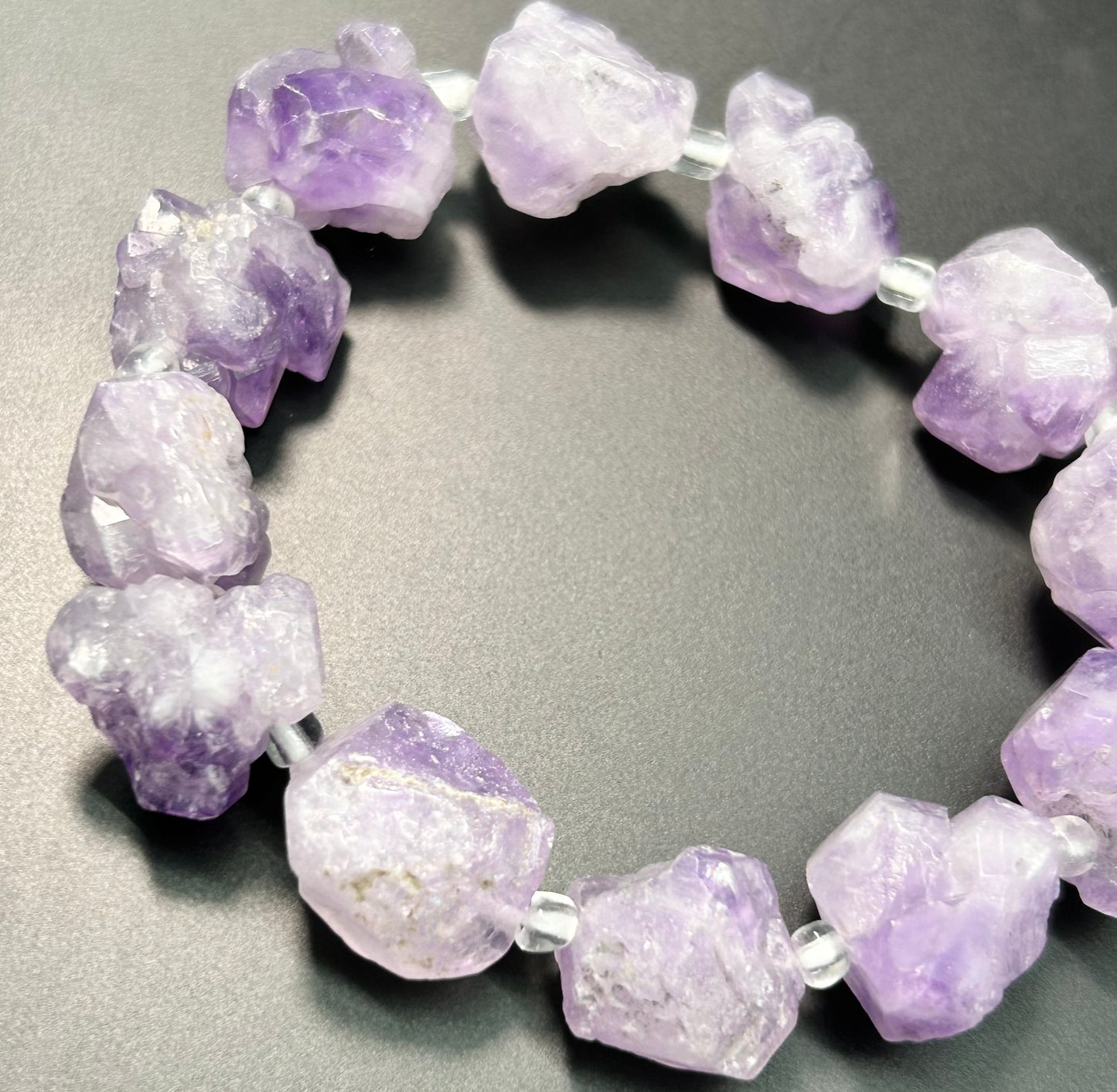 Raw Amethyst Bracelet