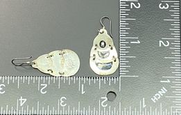 Taxco Sterling Silver Abalone Earrings