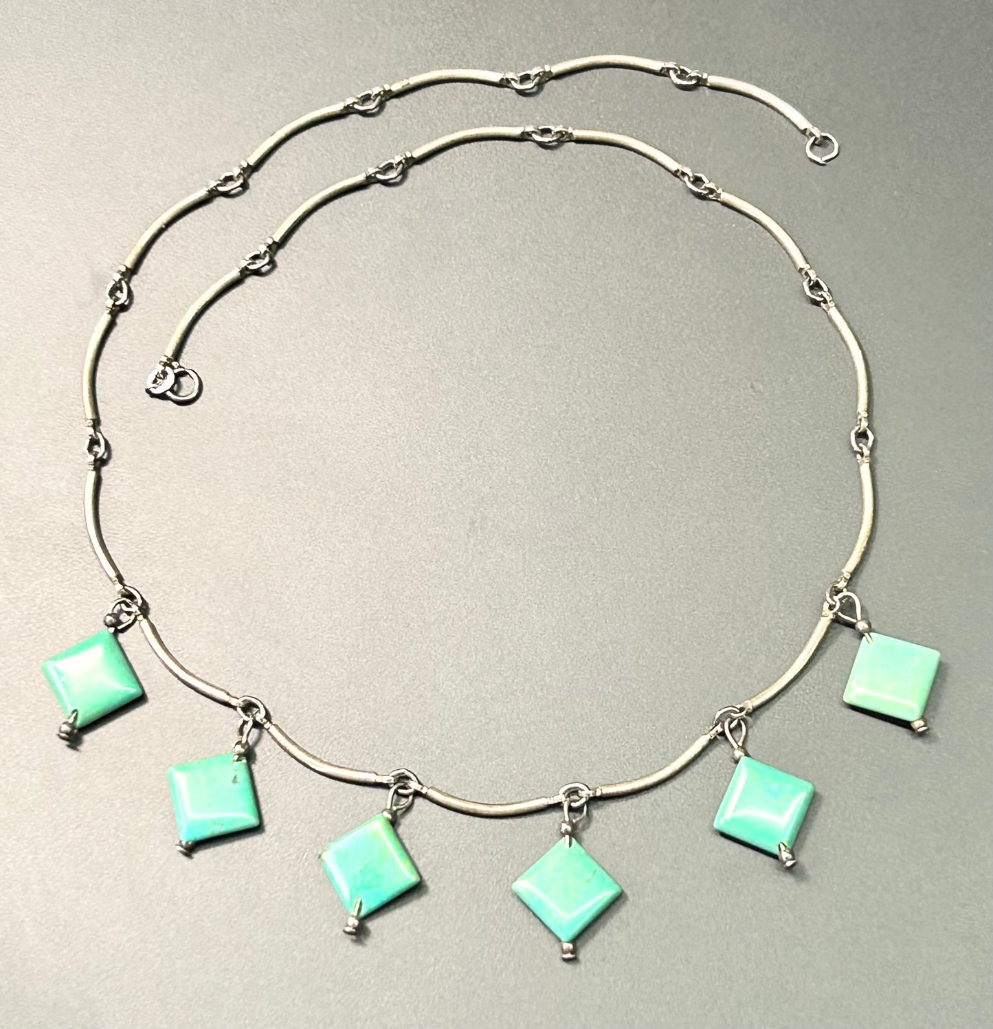 Sterling Silver Turquoise Necklace