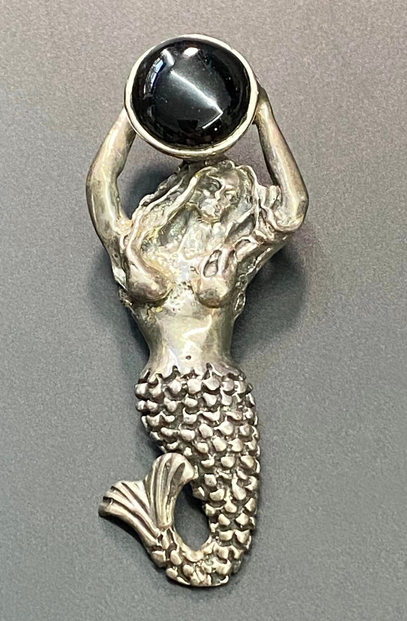 Sterling Silver Mermaid Pendant