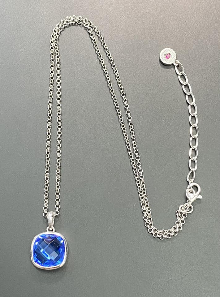 Elle Sterling Silver Spinel Necklace