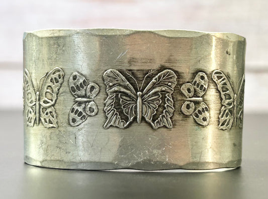 Wendell August Pewter Butterfly Bracelet