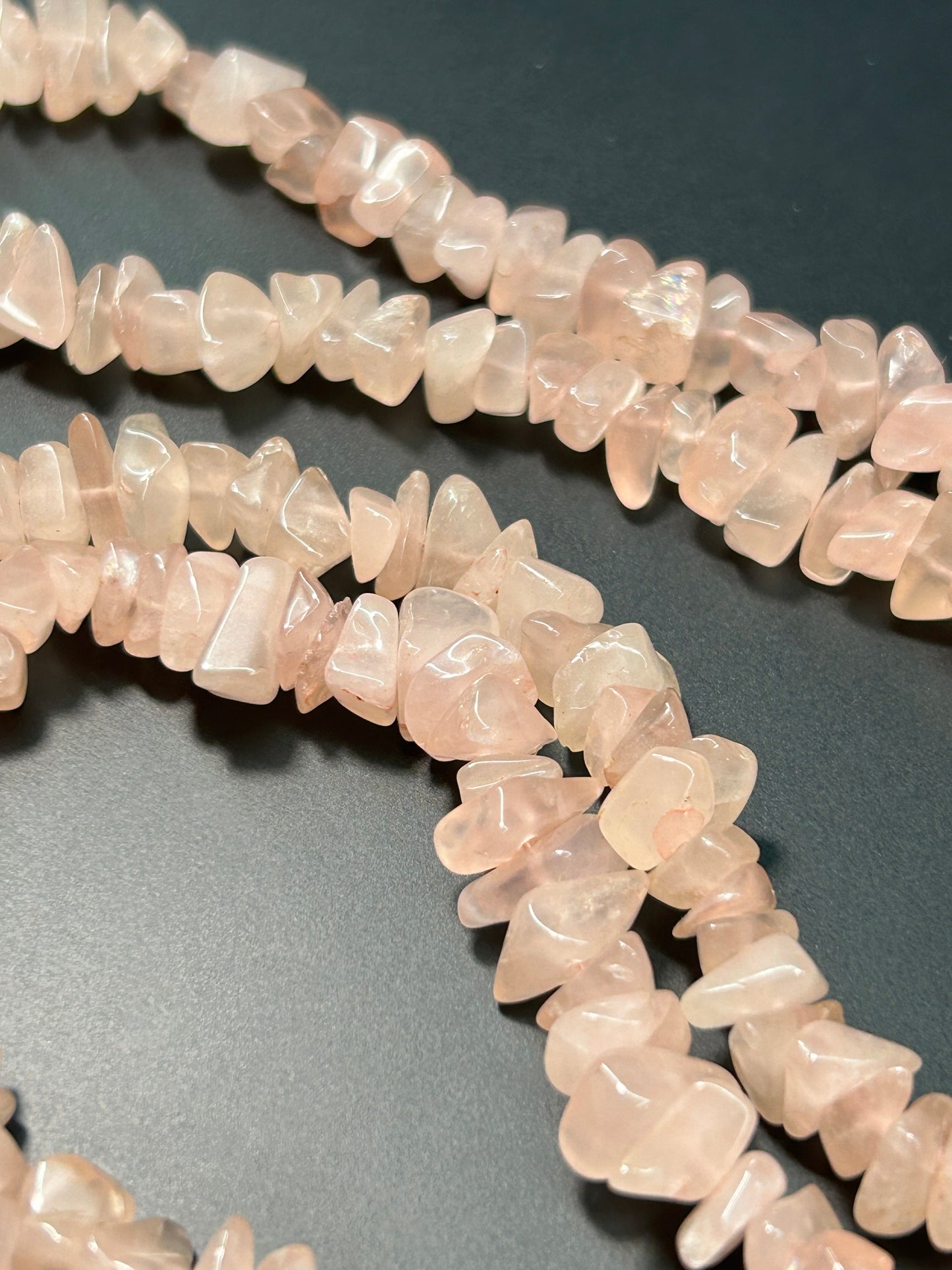 Rose Quartz Chip Necklace