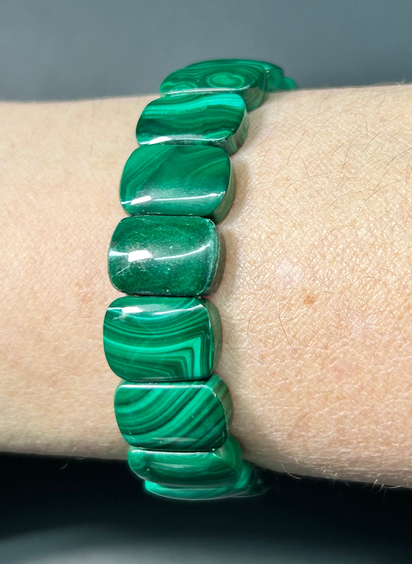 Malachite Stretch Bracelet