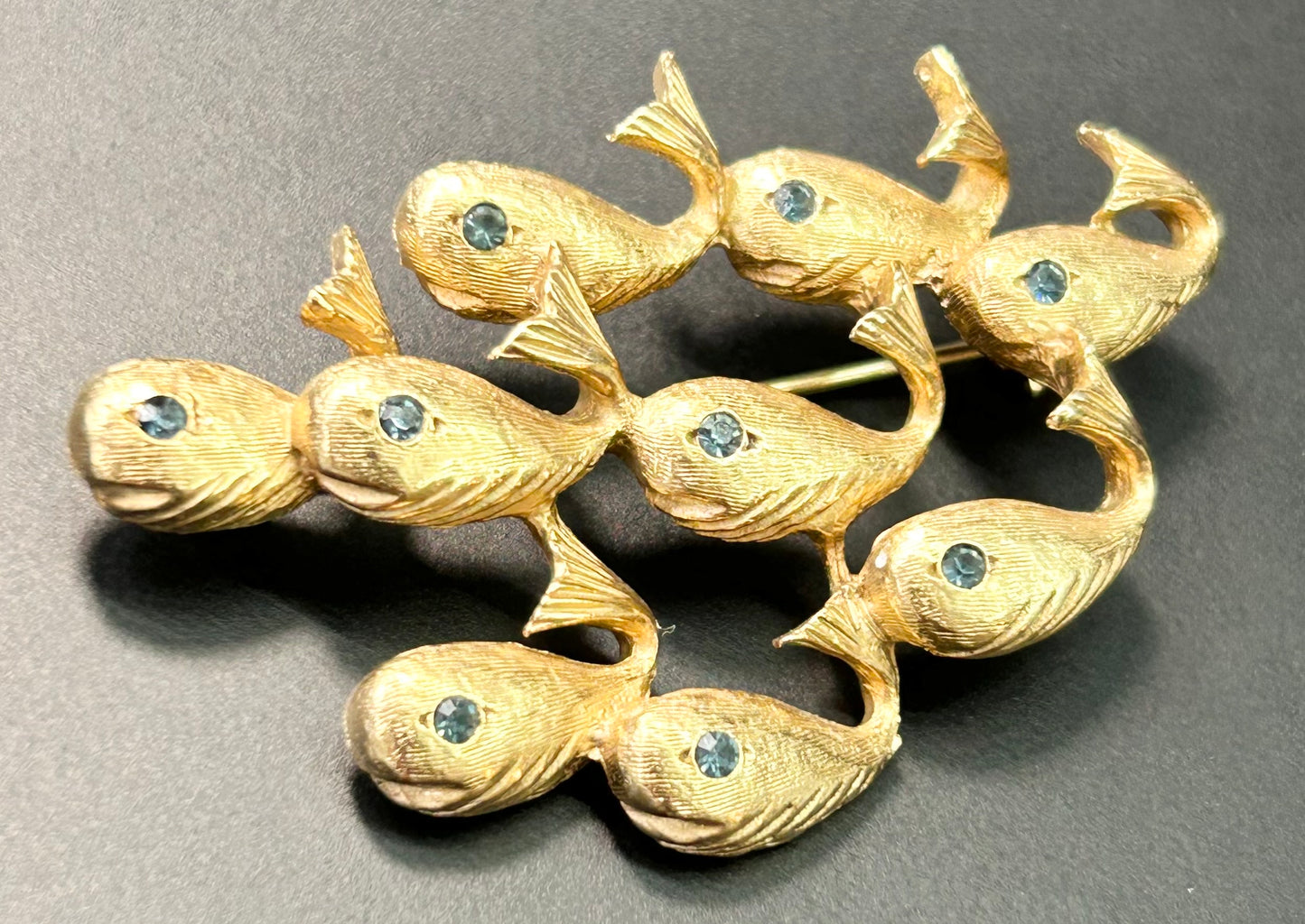 Erwin Pearl Fish brooch