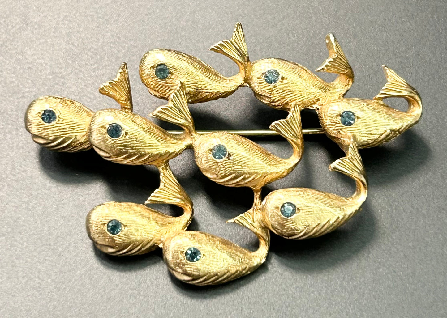 Erwin Pearl Fish brooch