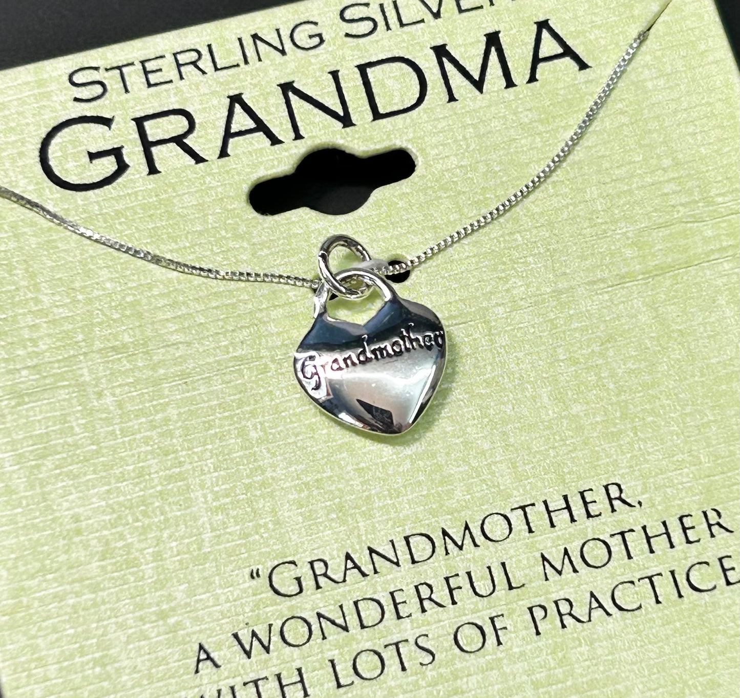 Sterling Silver Quote Necklace