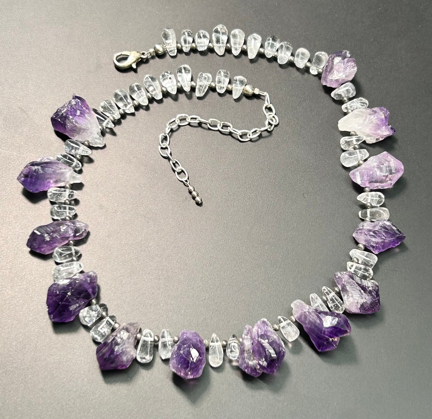 Chunky Amethyst Necklace