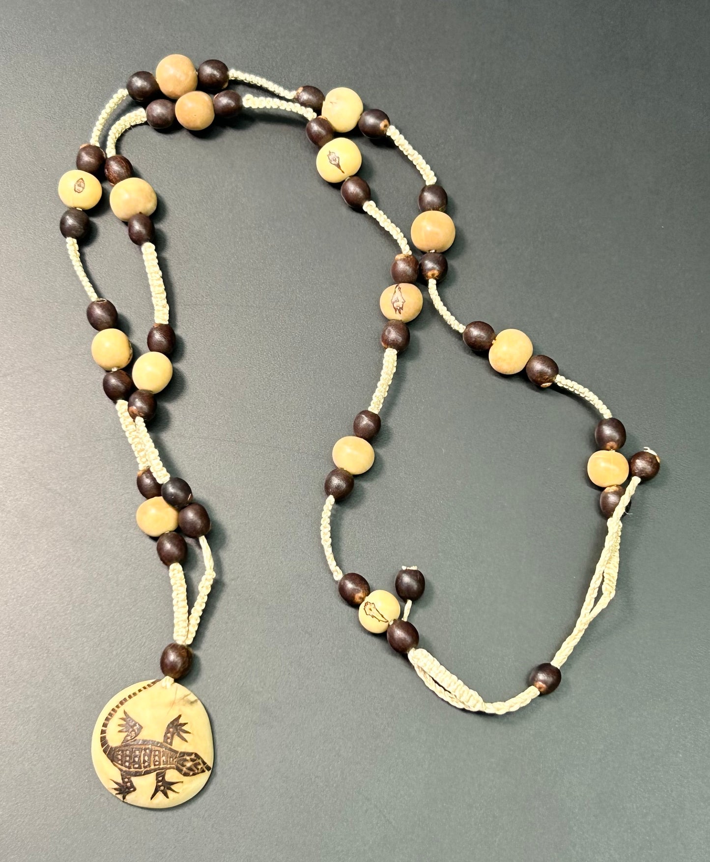 Lizard Seed Pod Necklace