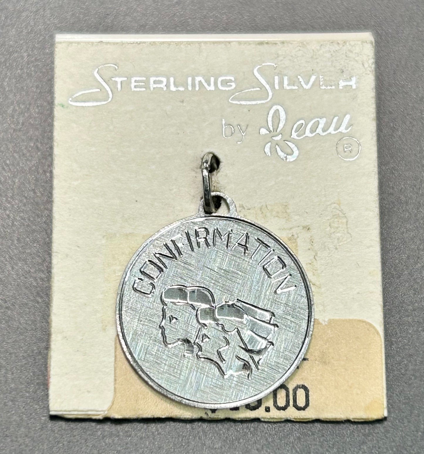 Beau Sterling Silver Confirmation Pendant or Charm