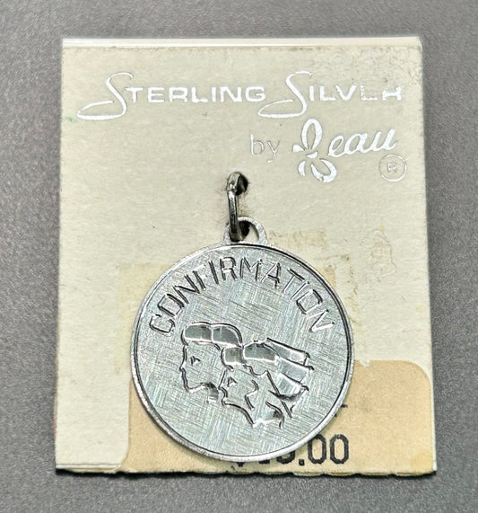 Beau Sterling Silver Confirmation Pendant or Charm