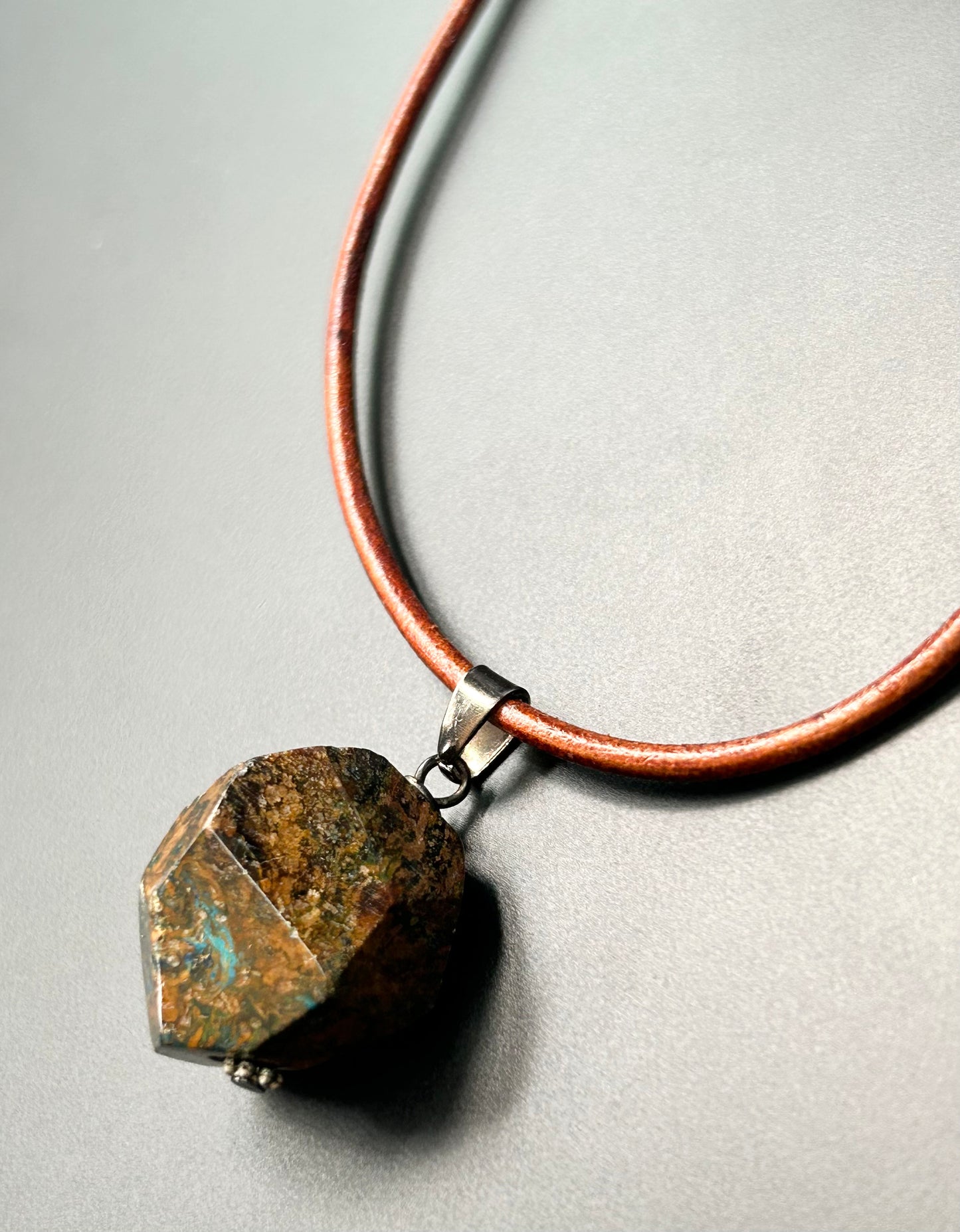 Boulder Opal Pendant Necklace