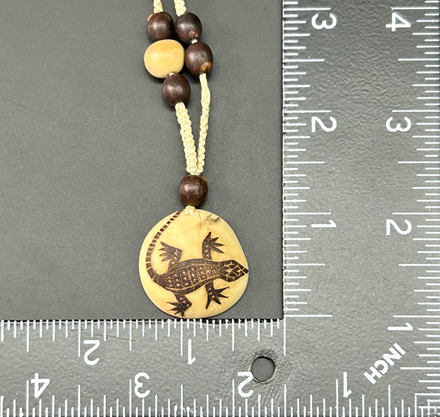 Lizard Seed Pod Necklace