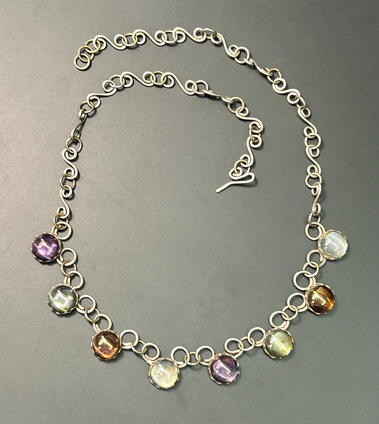 Glass Cabochon Necklace