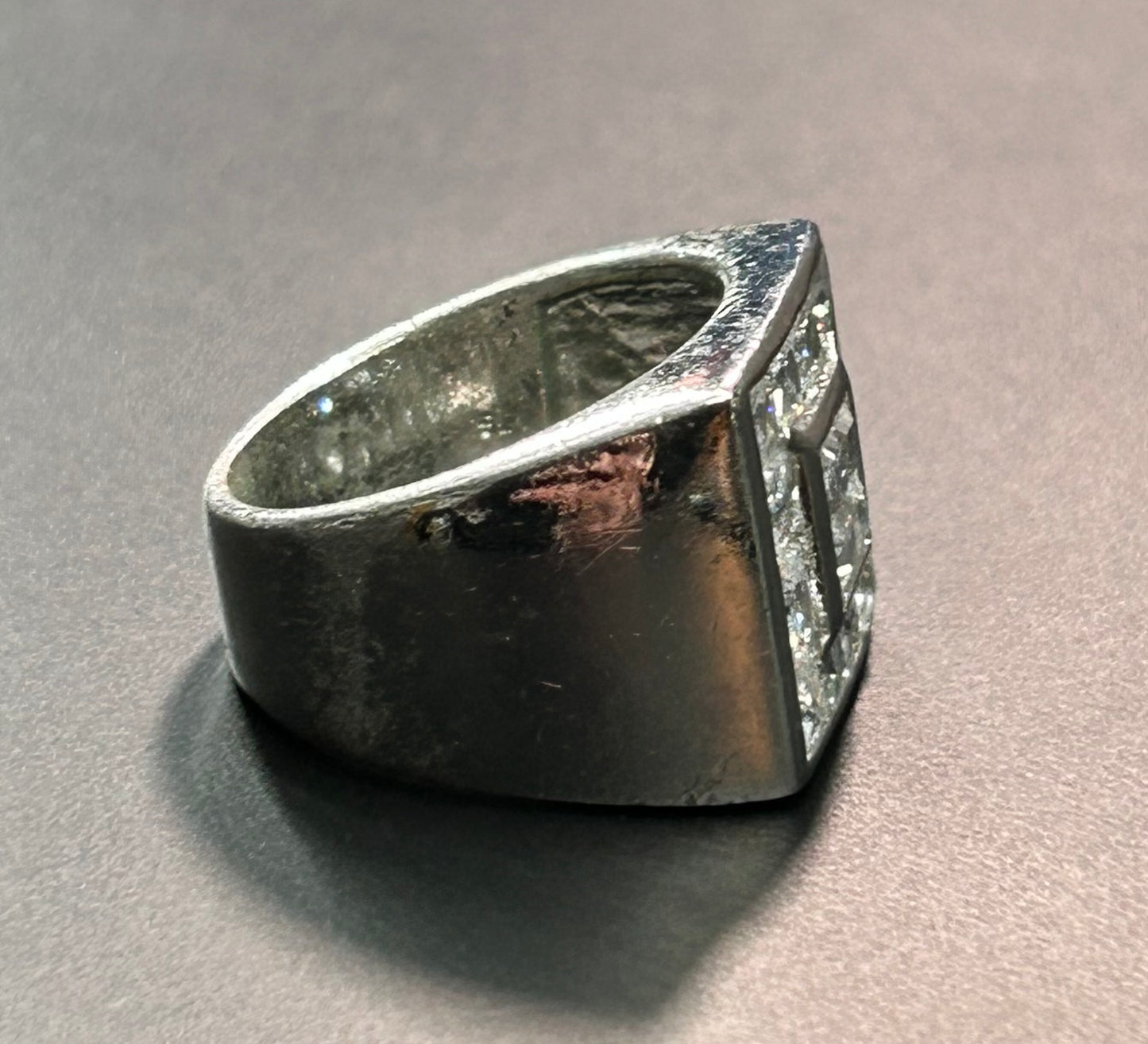 Signed AJS CZ Ring