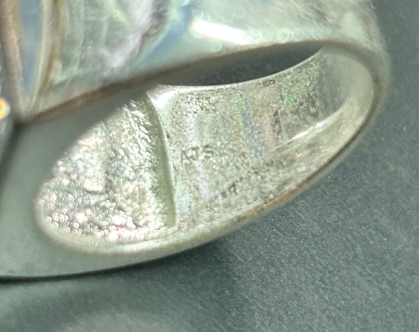 Signed AJS CZ Ring