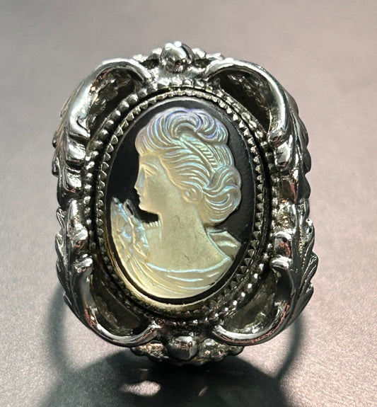 Whiting & Davis Cameo Ring