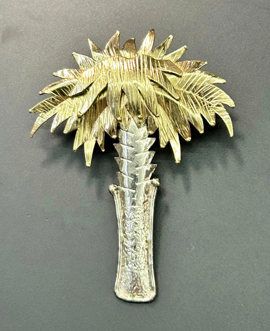 Palm Tree Brooch or Pendant