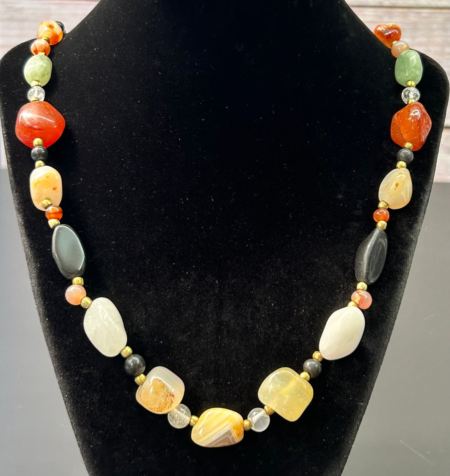 Multi Stone Necklace
