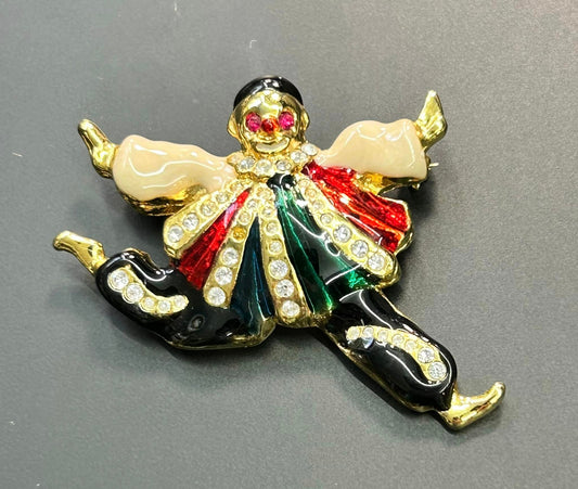 Clown Brooch