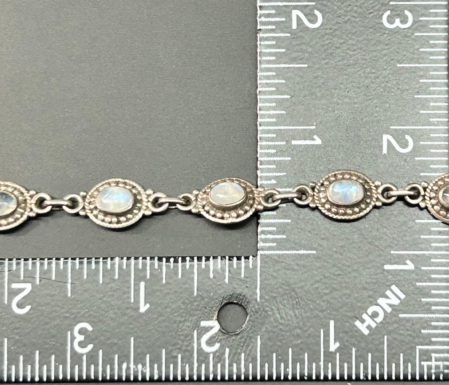 Sterling Silver Moonstone Bracelet