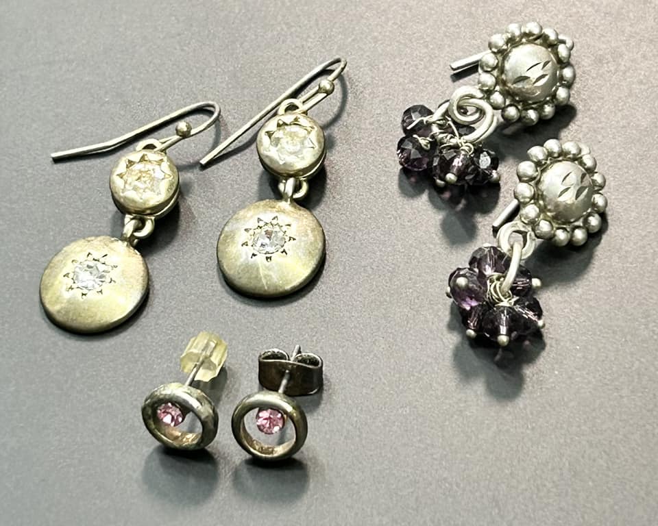 3 Pairs of Fashion Earrings