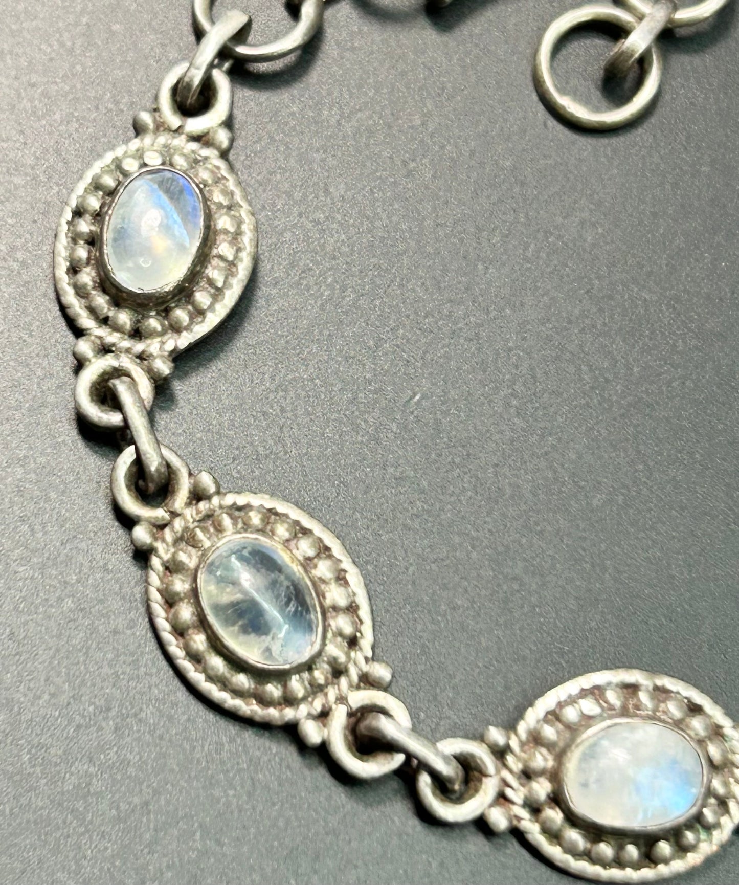 Sterling Silver Moonstone Bracelet