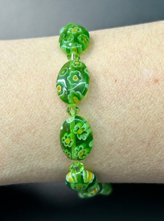 Millefiori Glass Bracelet