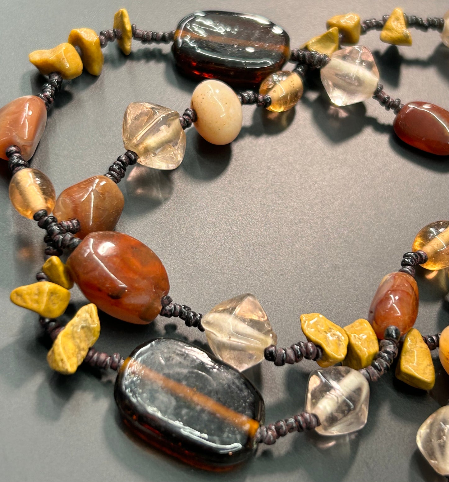 Glass & Stone Necklace