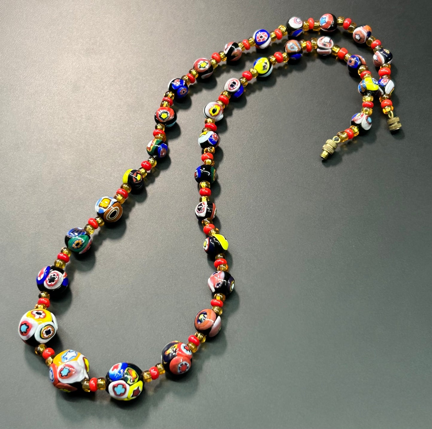 Vintage Venetian Millefiori Necklace