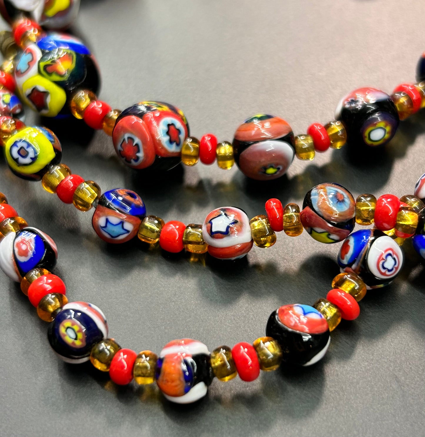 Vintage Venetian Millefiori Necklace