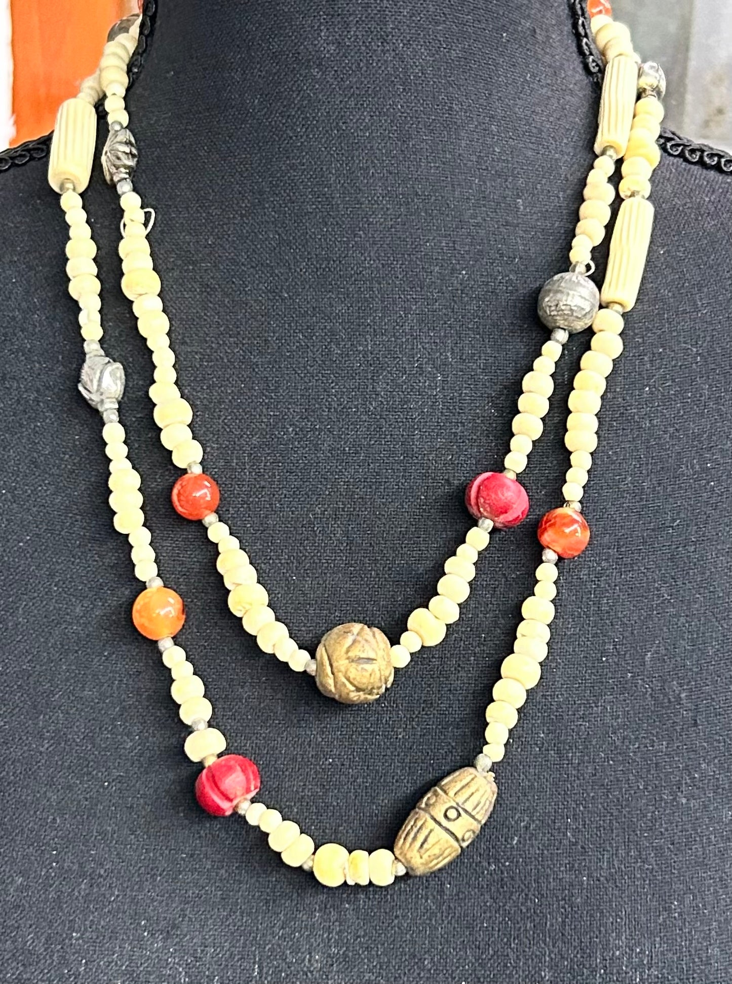 Bone Tribal Necklace