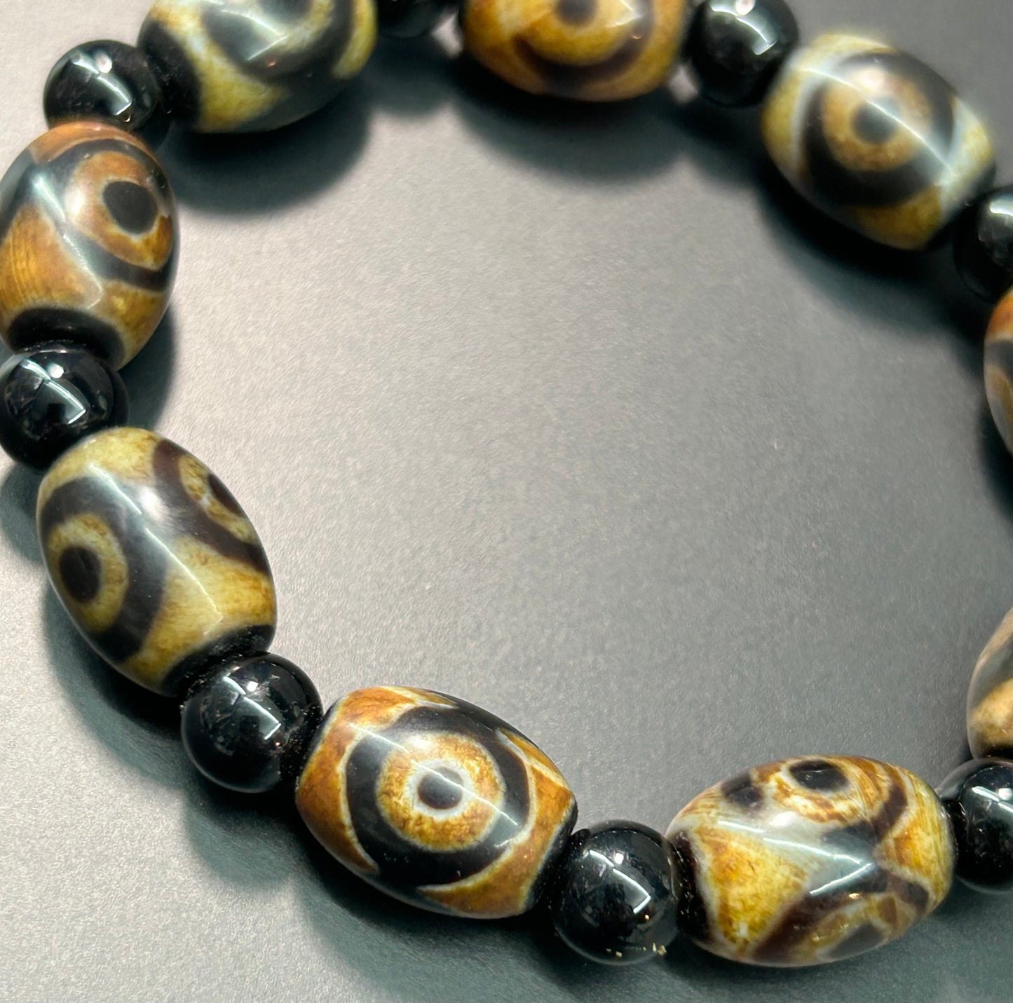Tibetan 3 Eye Dzi Bracelet