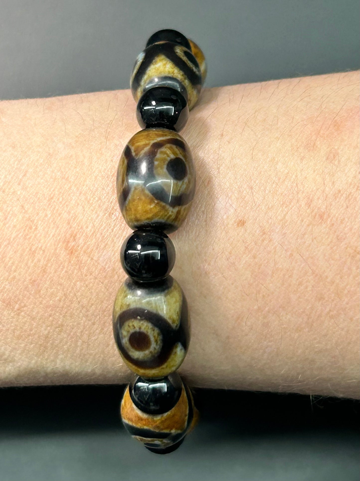 Tibetan 3 Eye Dzi Bracelet