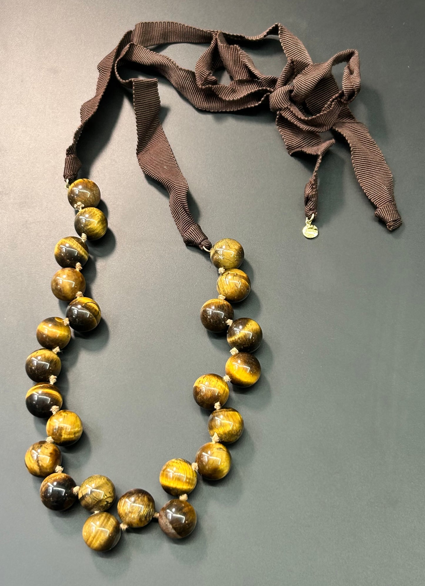 J Crew Tigers Eye Necklace