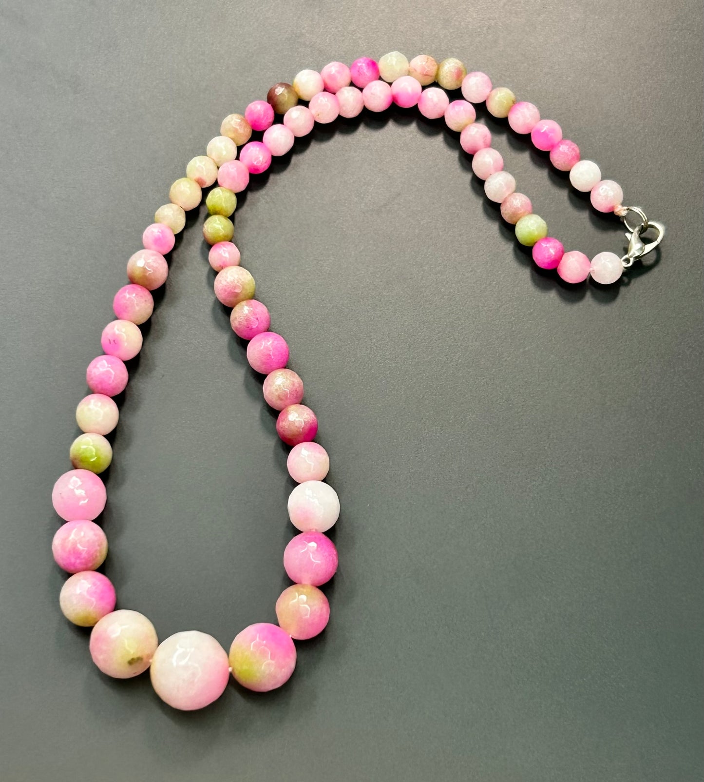 Dyed Jade Necklace
