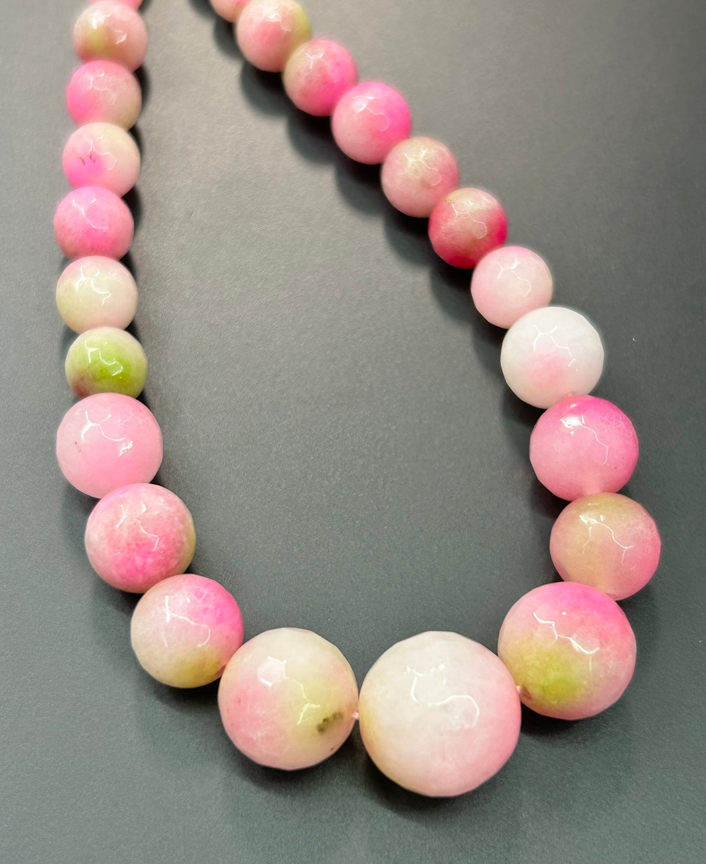 Dyed Jade Necklace