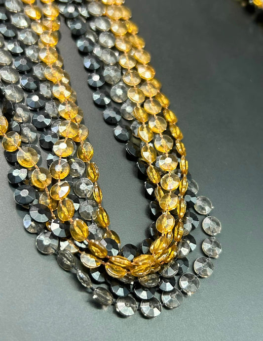 Multi Strand Acrylic Necklace