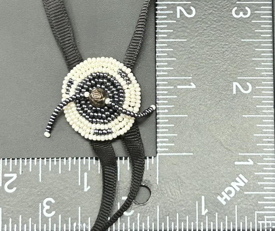 Seed Bead Bolo Tie