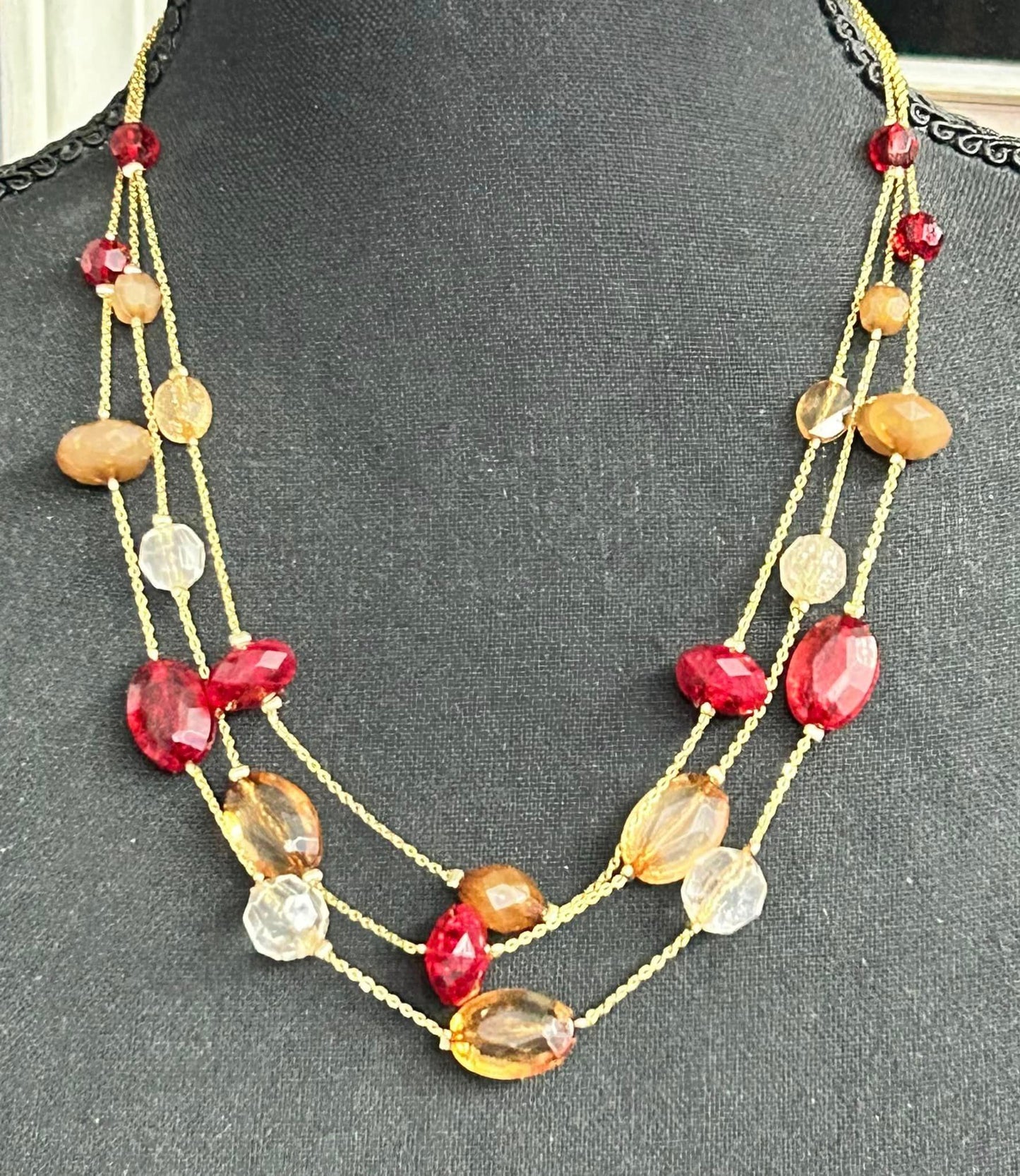 Avon 3 Strand Necklace