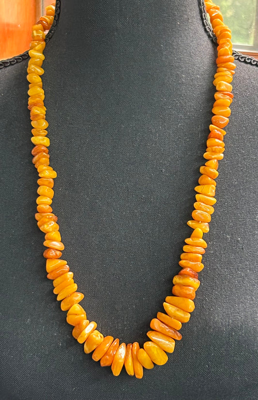 Amber Chip Necklace