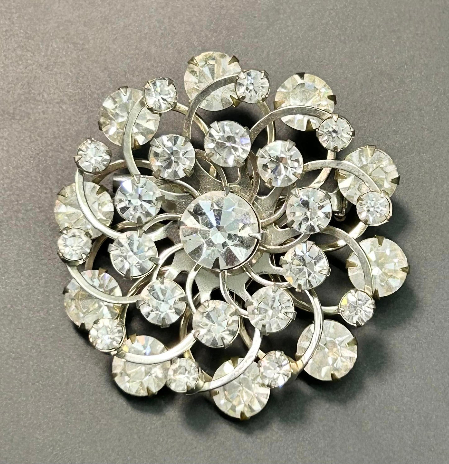 Vintage Rhinestone Brooch