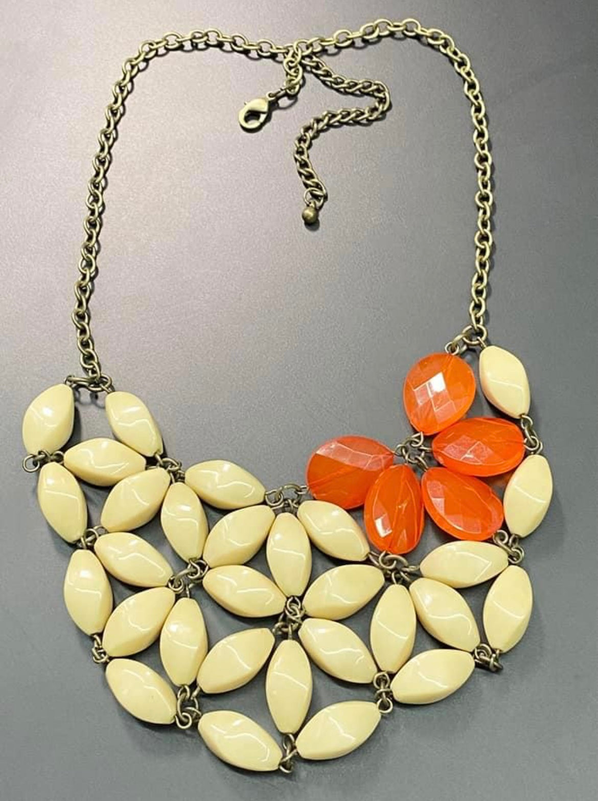 Acrylic Bib Necklace