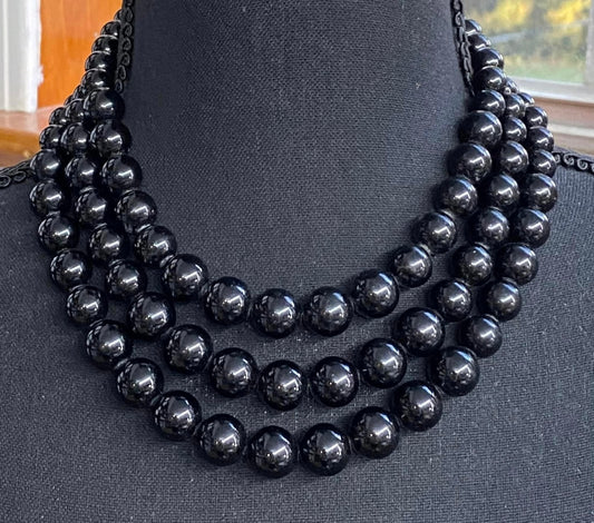 Napier Acrylic Bead Necklace