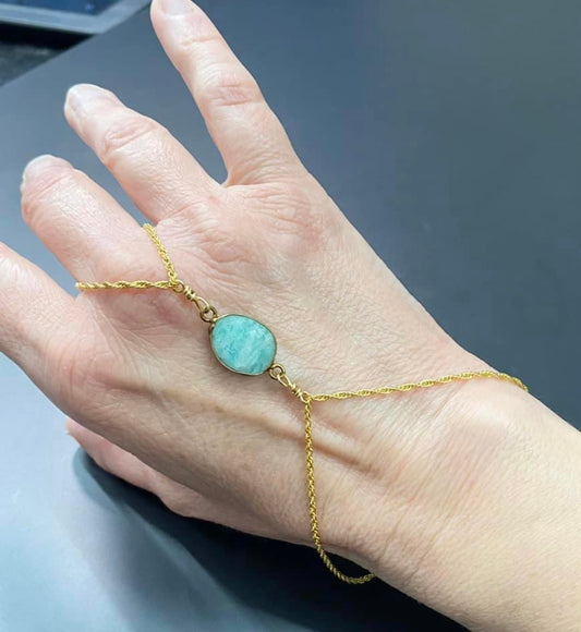 Grace George Amazonite Slave Bracelet