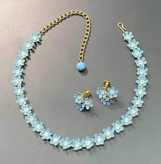 Vintage Coro Necklace & Earrings Set