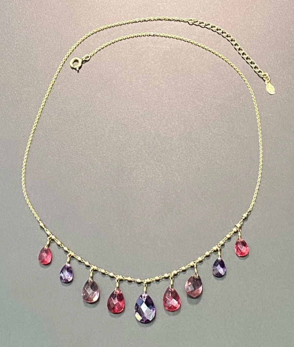 Sri Lanka MWS Sterling Silver Vermeil Necklace