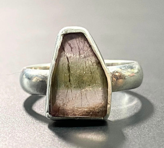 Sterling Silver Tourmaline Ring