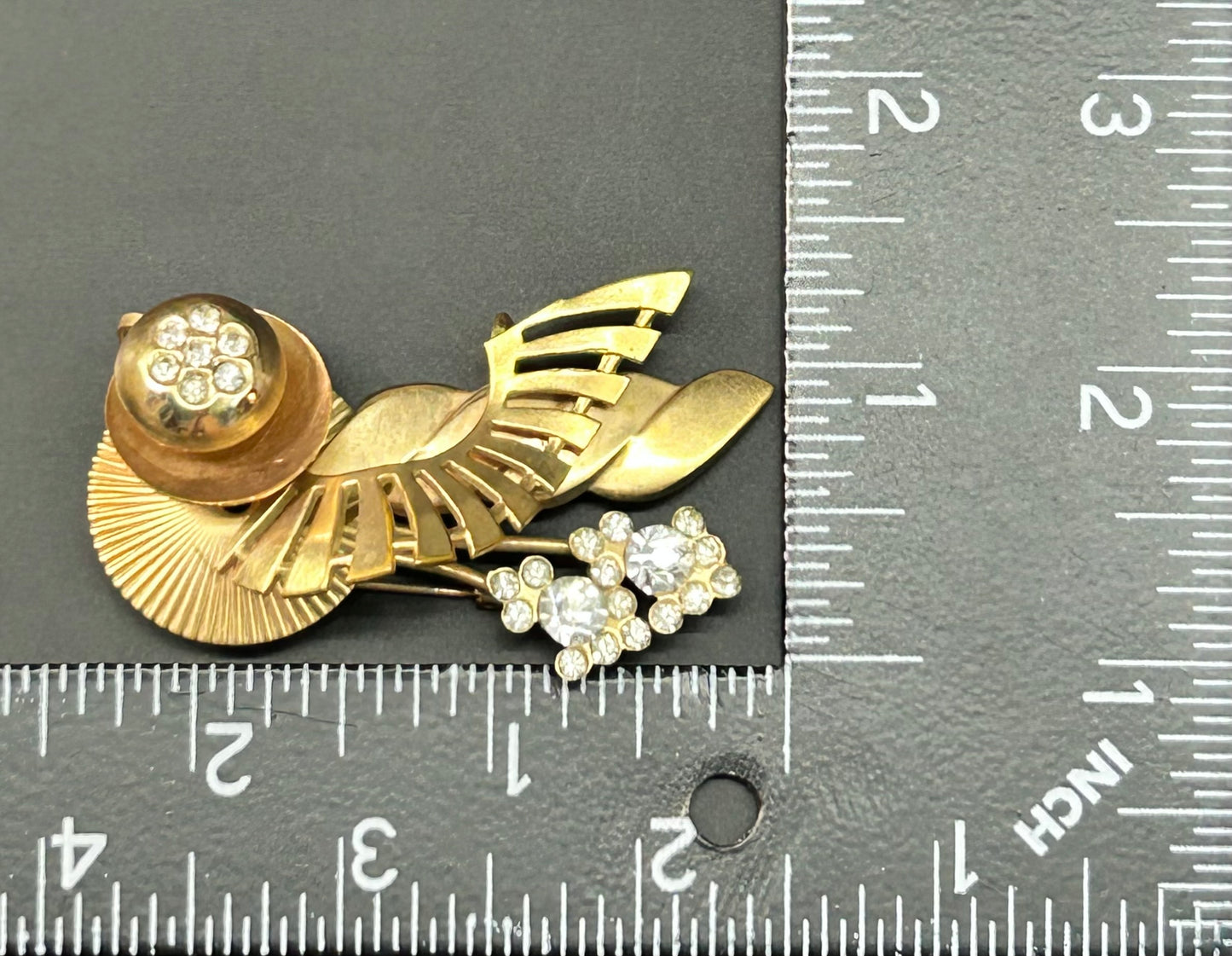 Vintage Rhinestone Brooch